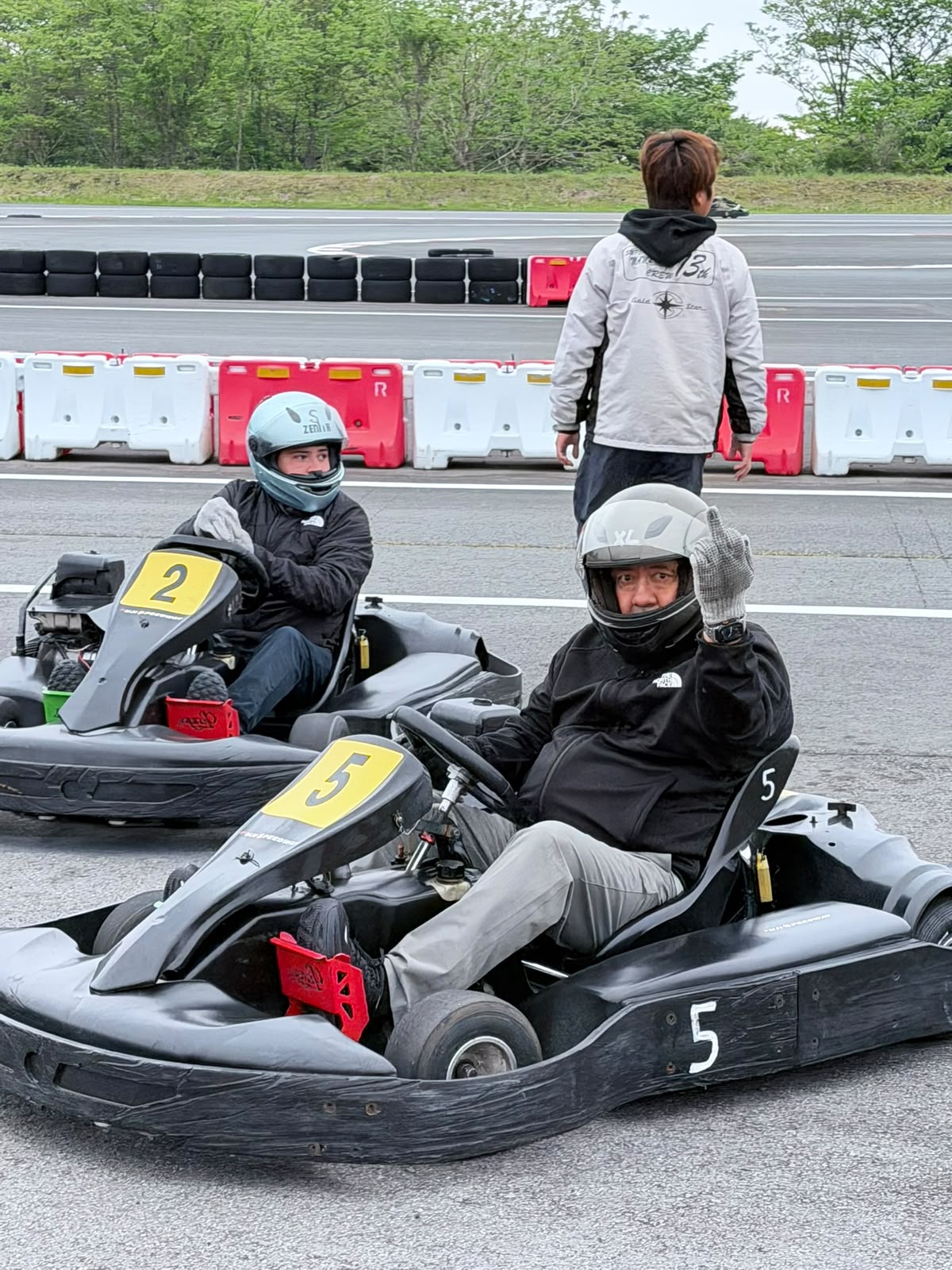 Sesión privada de karting en circuito japonés